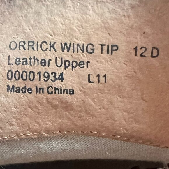 Polo by Ralph Lauren Orrick Burnt Red Leather Wingtip Oxfords Men's Lace-up Shoe - Picture 10 of 16